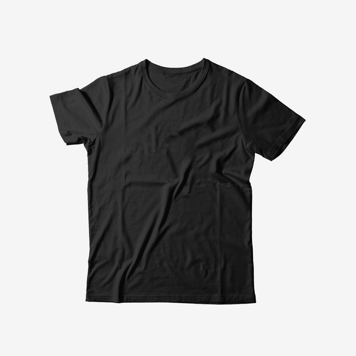 SHORT SLEEVE T SHIRT - Black - YK Clothing