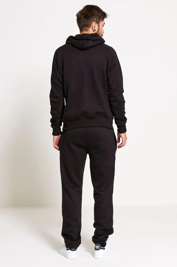Black Hoodie Track Suit - YK Clothing