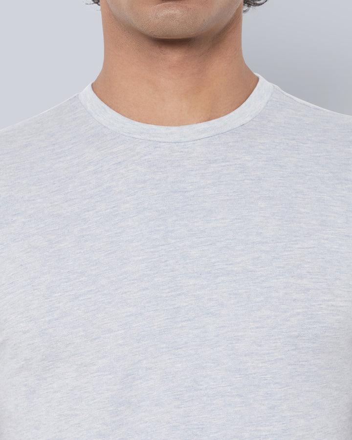 SHORT SLEEVE T SHIRT - Heather Grey - YK Clothing