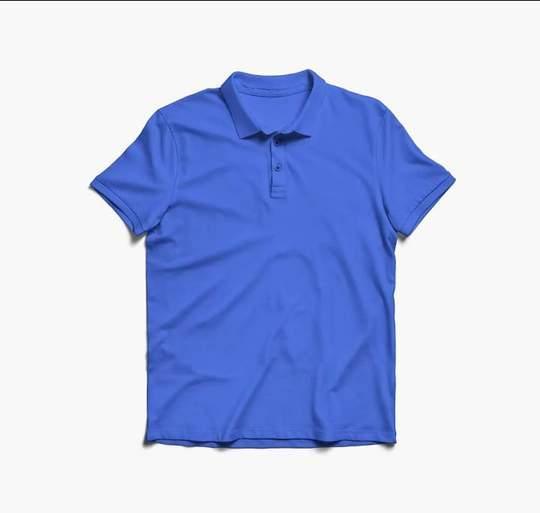 ROYAL BLUE POLO TEE - YK Clothing