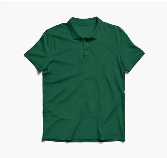 BOTTLE GREEN POLO TEE - YK Clothing