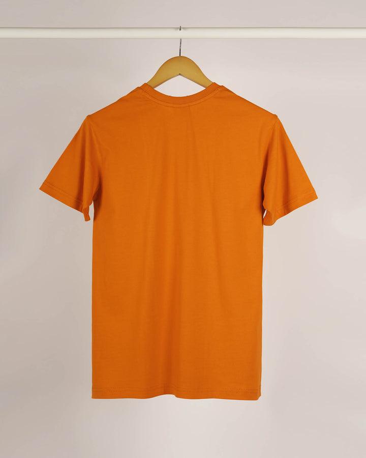 SHORT SLEEVE T SHIRT - Orange - YK Clothing